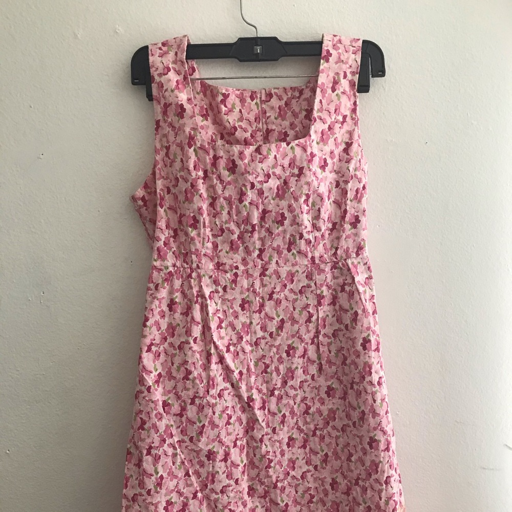 Vintage Floral sz L maternity mini dress